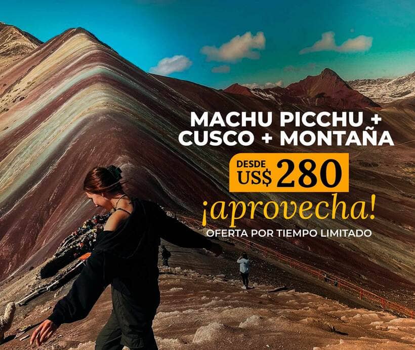 Banner de Cusco - Machu Picchu - Montaña 7 Colores  desde US$ 280.00