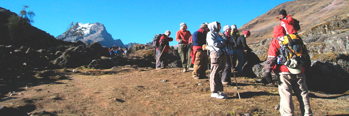 Caminata por Lares a Machu Picchu en Machu Picchu