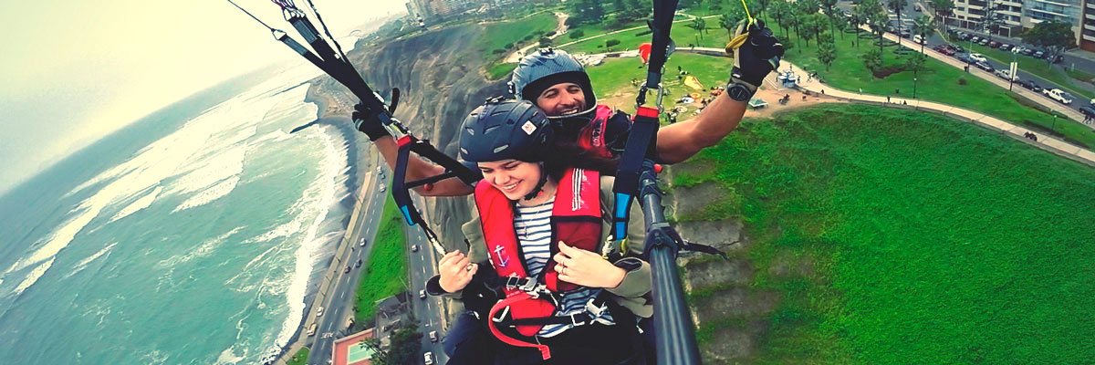 Parapente en Miraflores, Lima en Lima