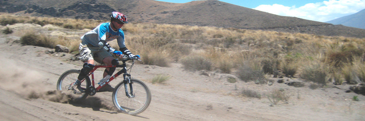 Descida de Bicicleta pelo Chachani em Arequipa