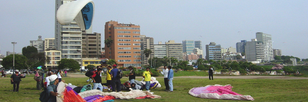 Parapente em Miraflores, Lima em Lima