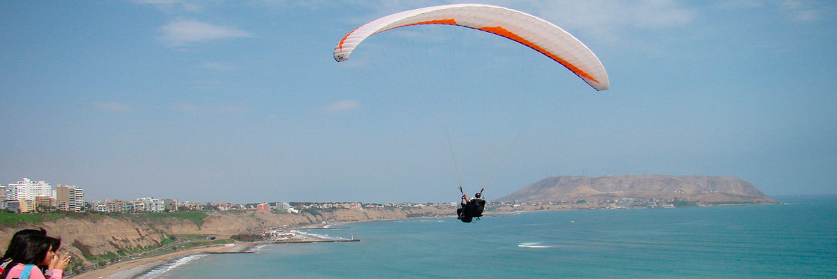 Parapente em Miraflores, Lima em Lima