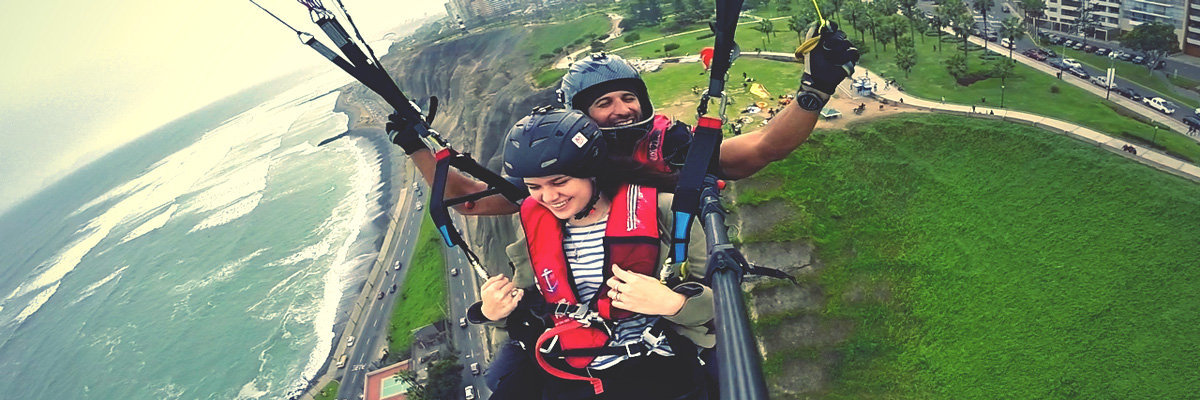 Parapente em Miraflores, Lima em Lima