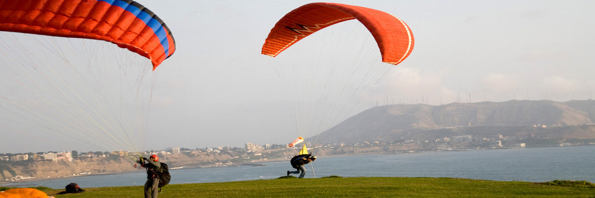 Parapente em Miraflores, Lima em Lima