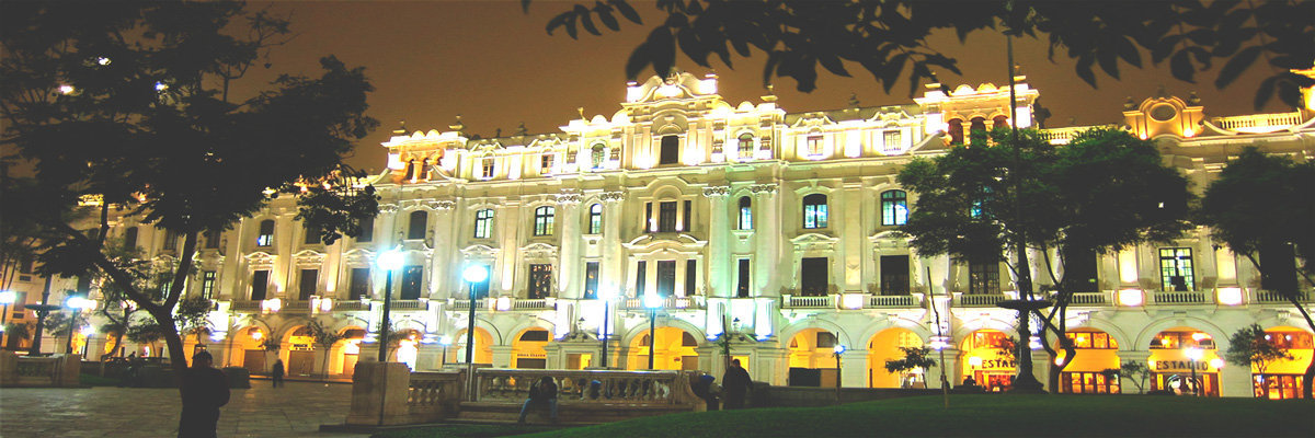 Tour pela Lima Iluminada (noite) em Lima