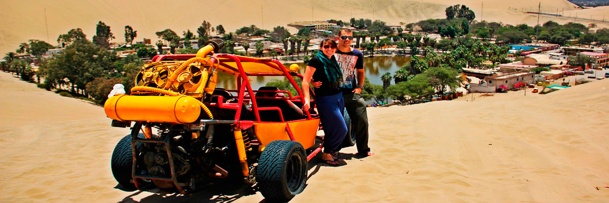 Tour para a Lagoa de Huacachina em Nazca